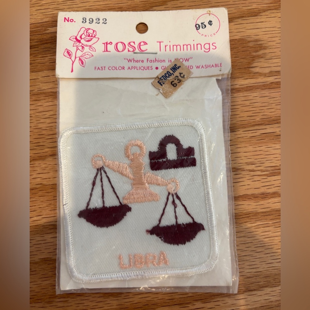 Vintage Libra Patch